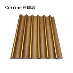 لوحتان حائطيتان خشبيتان دائريتان داخليتان ملونتان، سطح مقاوم للخدش